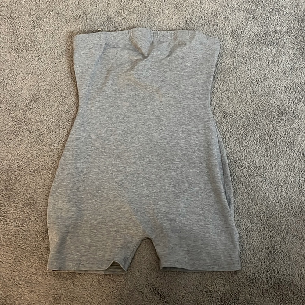 Light grey tight romper